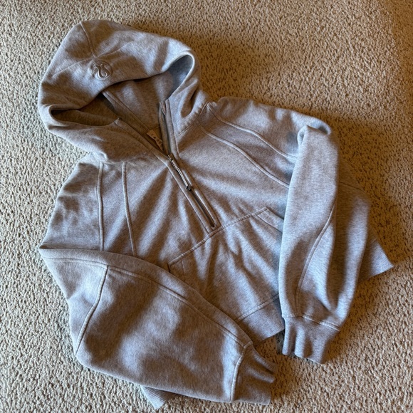 scuba oversized half zip hoodie - Picture 2 of 5